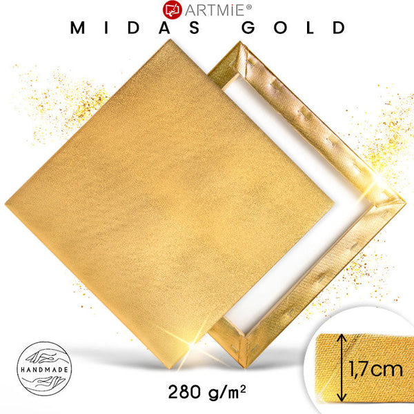 ARTMIE MIDAS Goldene Leinwand auf Keilrahmen | verschiedene Größen — Bild 17