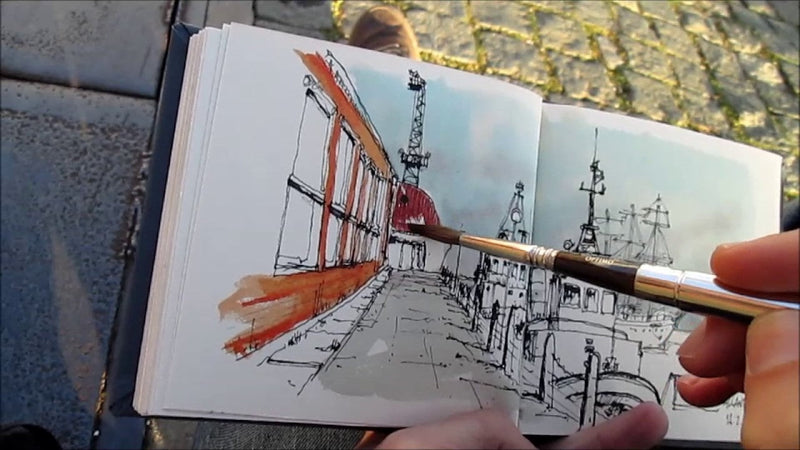 Urban Sketching: Η τέχνη του δρόμου με πένα και πινέλο