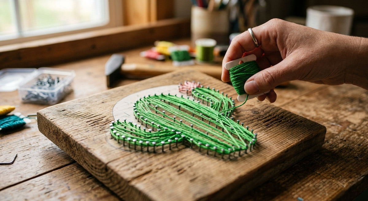 DIY ξύλινη διακόσμηση: Οδηγίες για δημιουργίες με καρφιά