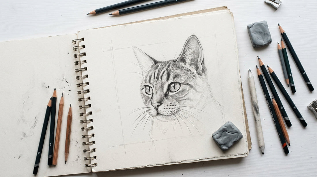 Wie man eine Katze zeichnet: Eine komplette Schritt-für-Schritt-Anleitung für Anfänger