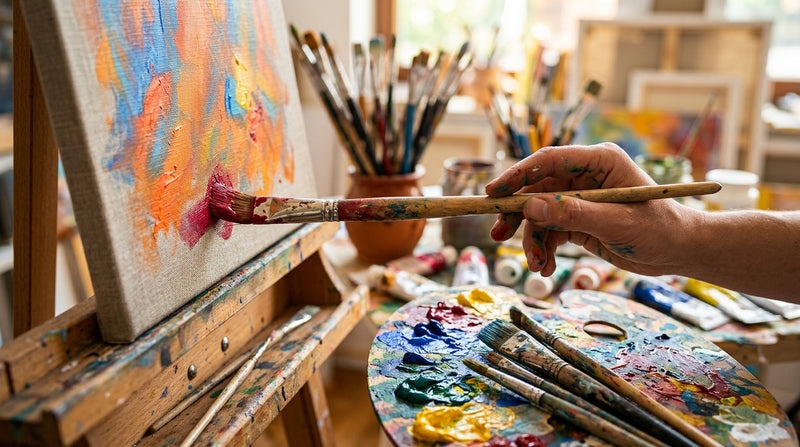 Was sind Acrylstrukturpasten und wofür werden sie verwendet?