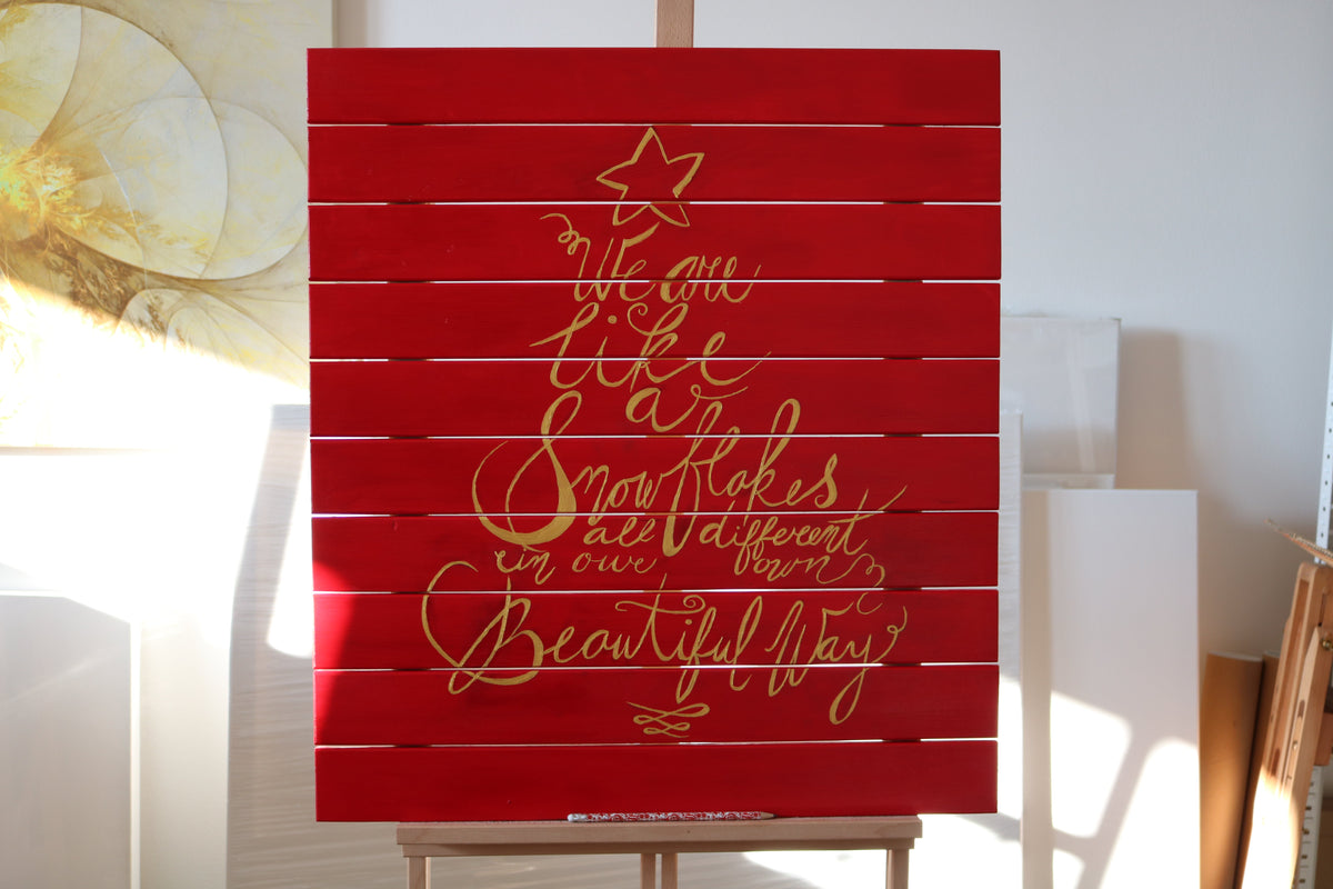 Creating an Original Christmas Painting