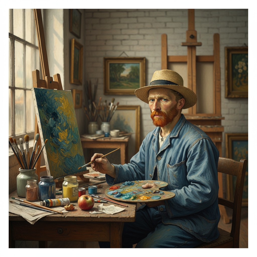 portrait of Vincent van Gogh