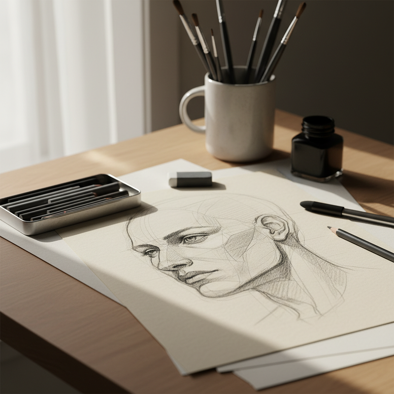 Wie zeichne ich ein Portrait? Dein Guide zu perfekten Proportionen