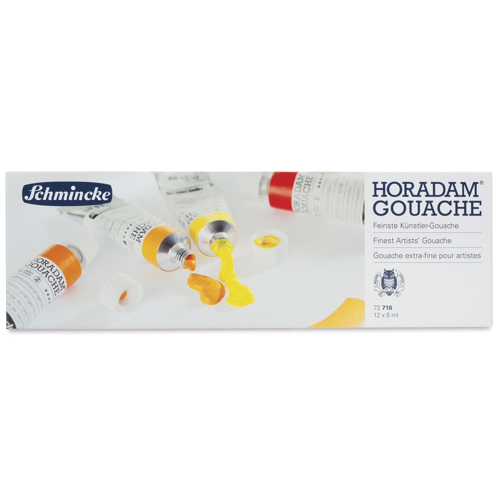 Schmincke HORADAM Gouachefarben im Metallkasten, 12 x 5 ml