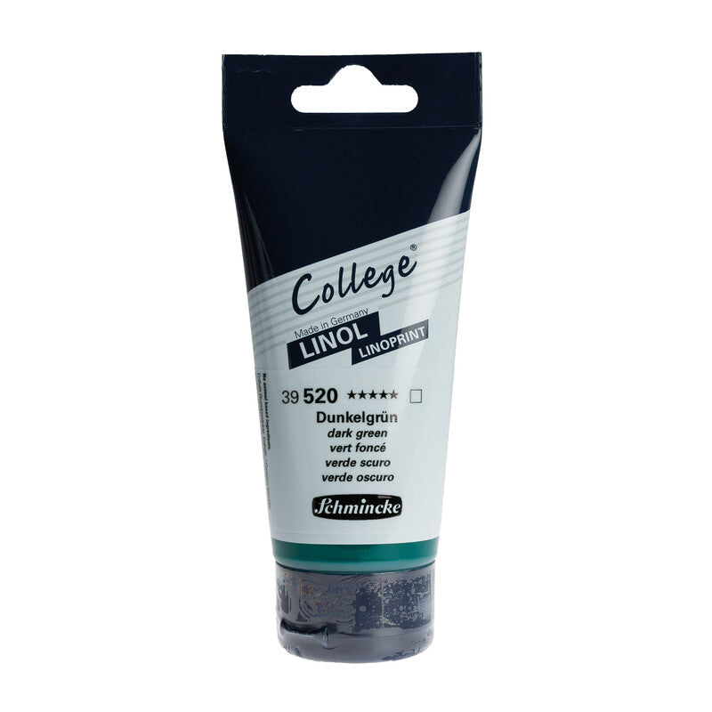 Schmincke College Linol Linoldruckfarbe 75 ml – 520 Tiefgrün