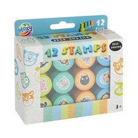 12 selbstfärbende Stempel | verschiedene Designs | Jungen 2