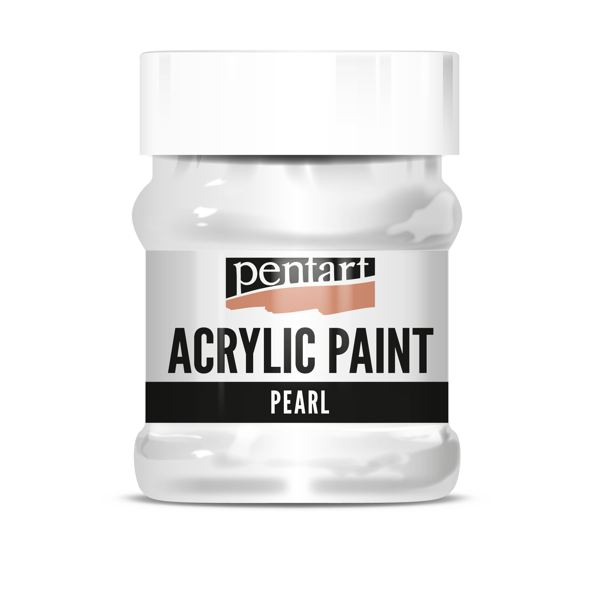 Pentart Perlglanz-Acrylfarbe 230 ml - Weiß