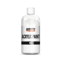 Matte Acrylfarbe Pentart 500 ml Weiß