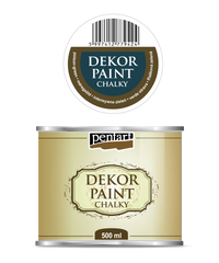 Pentart Chalky Dekorationsfarbe 500 ml – poison-green