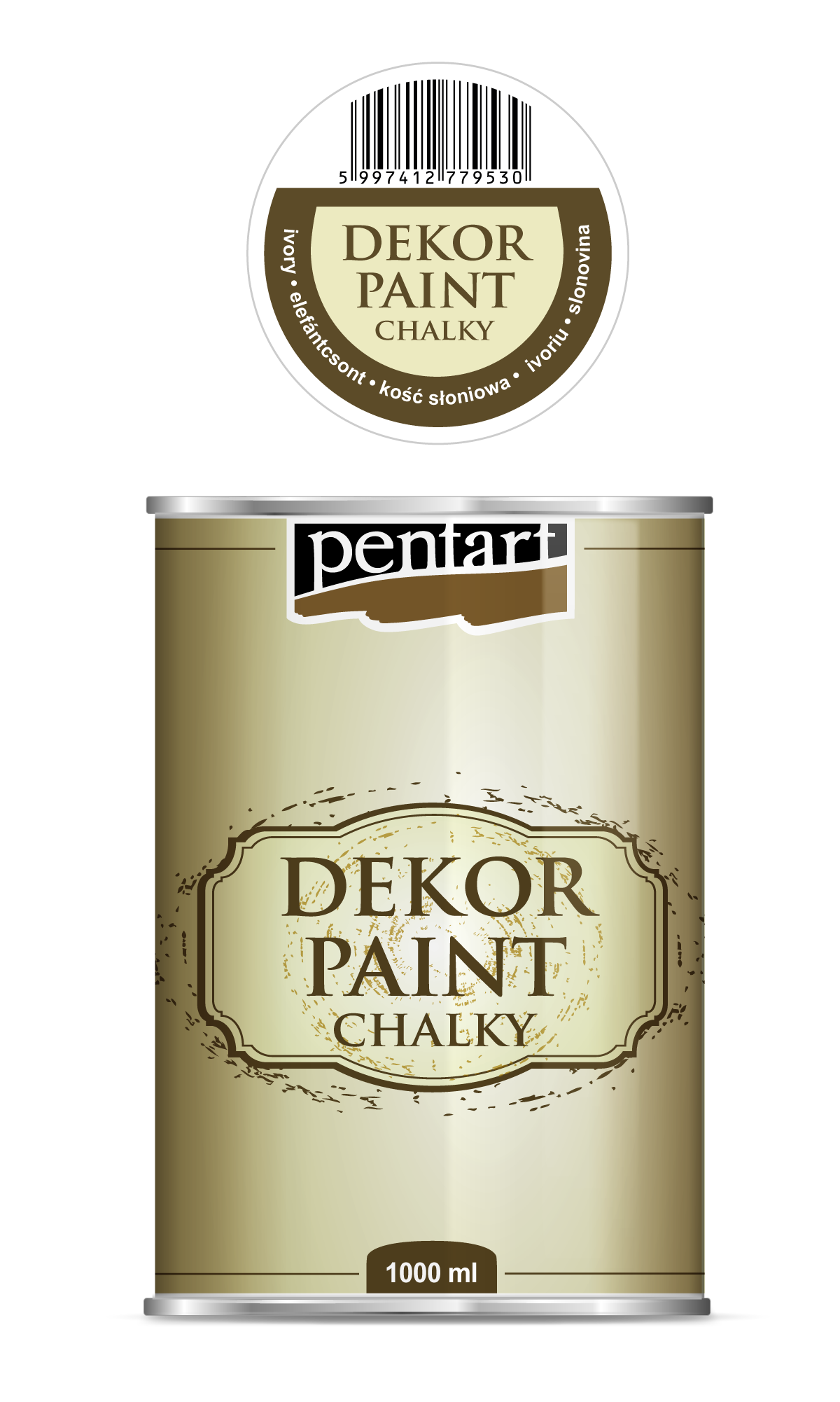 dekor paint chalky 1000 ml