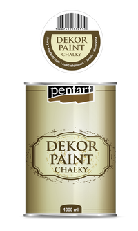 dekor paint chalky 1000 ml – Elfenbein