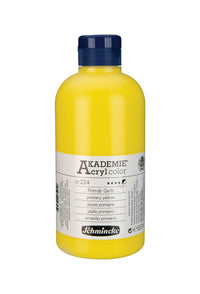 Schmincke AKADEMIE Acryl color Acrylfarbe 500 ml – 224 Primärgelb