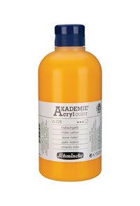 Schmincke AKADEMIE Acryl color Acrylfarbe 500 ml – 226 Indischgelb
