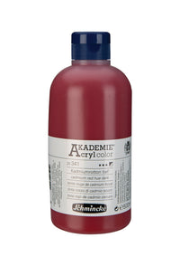 Schmincke AKADEMIE Acryl color Acrylfarbe 500 ml – 341 Kadmiumrot dunkel imit.