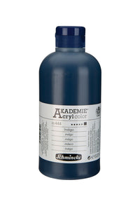 Schmincke AKADEMIE Acryl color Acrylfarbe 500 ml – 444 Indigo