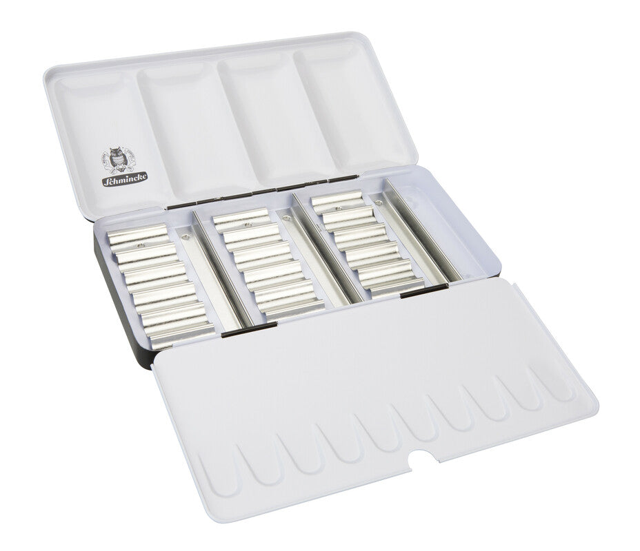 Schmincke Leerkasten aus Metall für 18 x 5 ml Tuben