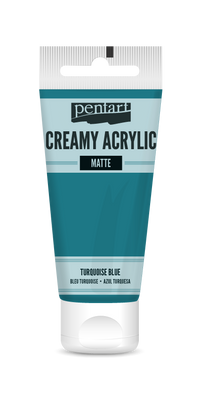 Pentart cremige Acrylfarbe matt 60 ml – turquoise blue