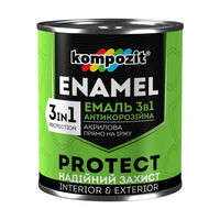 3-in-1 Korrosionsschutz-Emaille KOMPOZIT PROTECT 2,7 kg | verschiedene Farbtöne — Bild 1