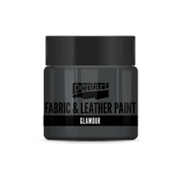 glamour fabric & leather paint 50 ml – Altsilber