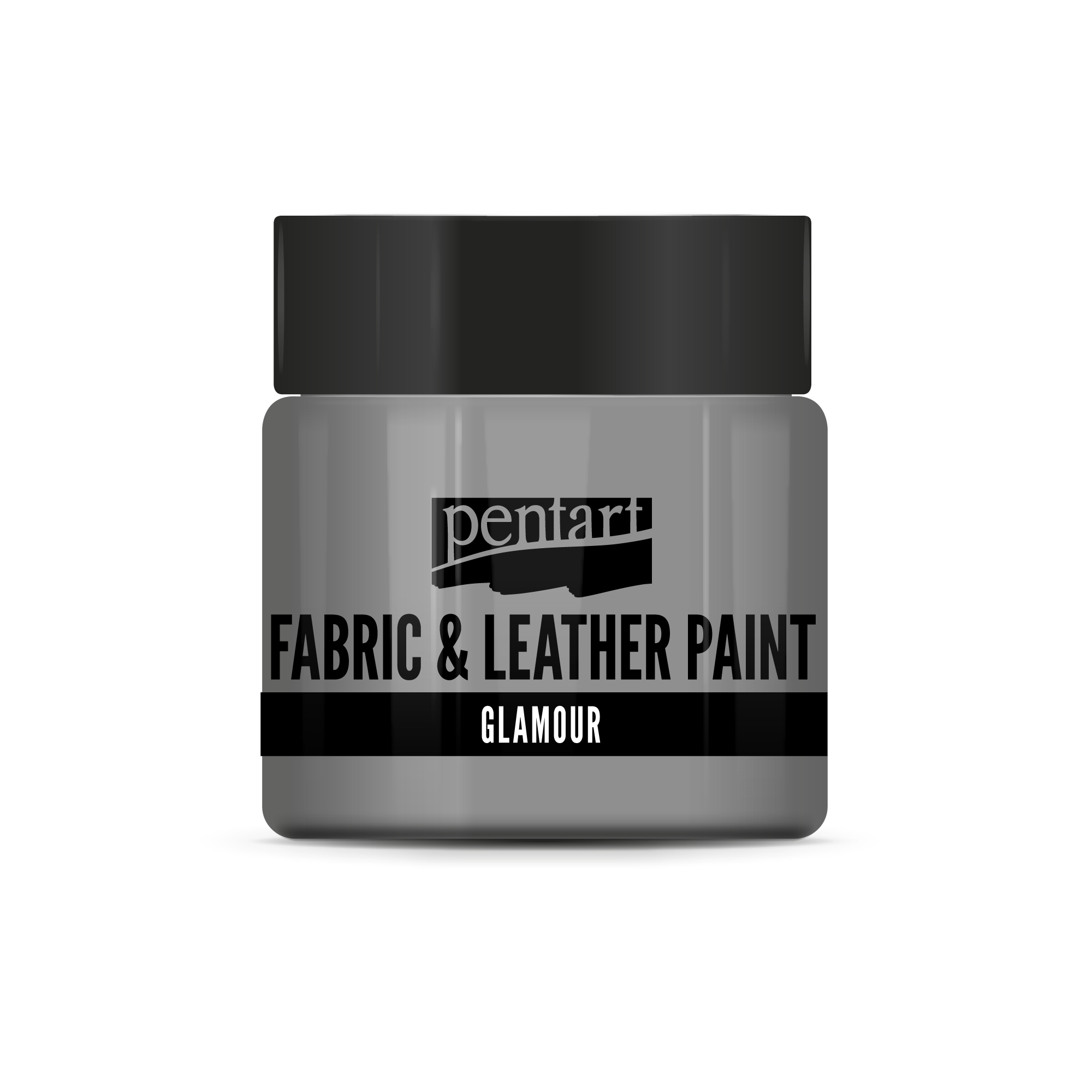 glamour fabric & leather paint 50 ml – Silber