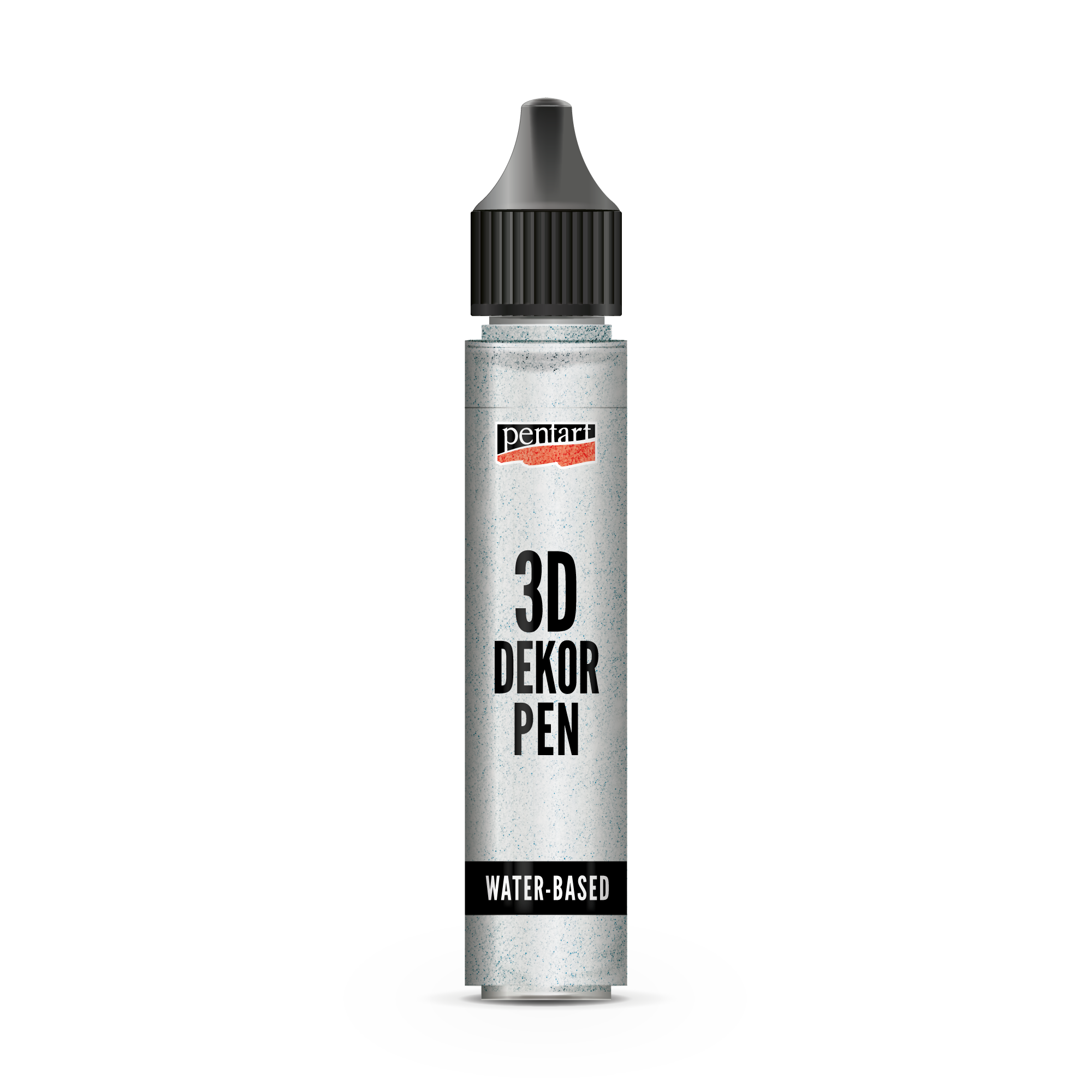 Pentart 3D Decor pen Glitzer-Dekorationsstift 30 ml Silber