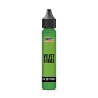 Pentart Samtpulver Velvet powder Hellgrün 4 g