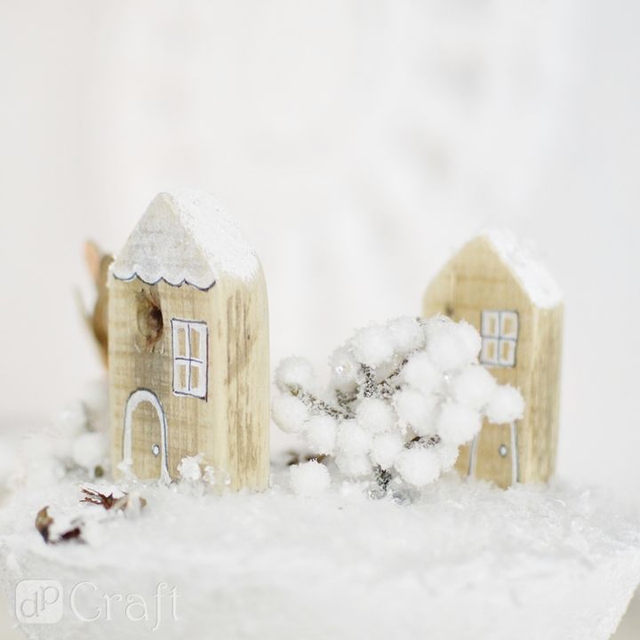 3D Deko-Zweige mit weißen Beeren 4 Stück — Bild 9