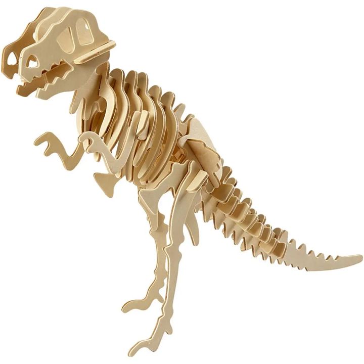 3D-Dinosaurier-Modell aus Holz — Bild 4