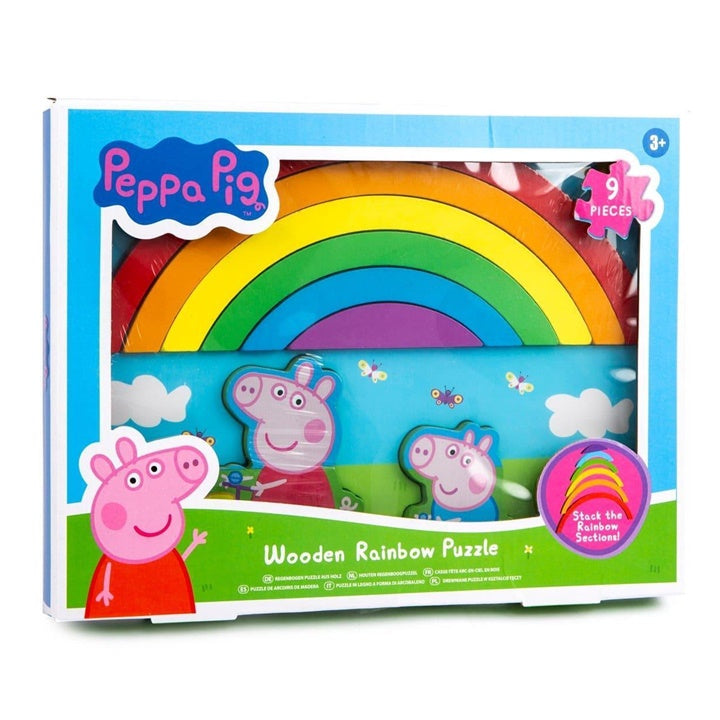 3D Holz-Regenbogen-Puzzle PEPPA PIG — Bild 1