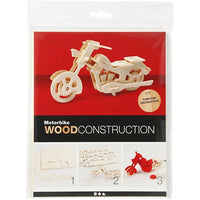 3D Holzmodell Motorrad — Bild 2