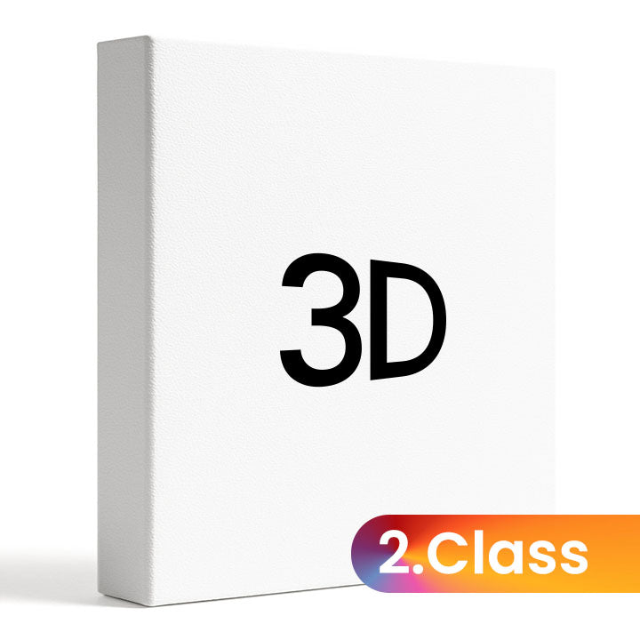 3D Keilrahmen 2. Wahl aus Baumwolle für Künstlerbedarf | ARTMIE