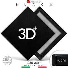 3D+ Schwarze Leinwand PROFI auf Keilrahmen | verschiedene Größen — Bild 8