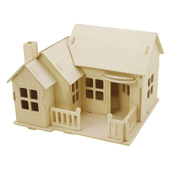 3D Sperrholz Haus Bausatz — Bild 1