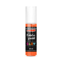 Glow-in-the-Dark-Stofffarbe – 93 Orange
