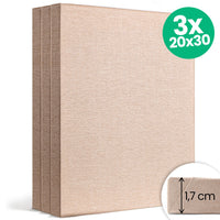 3er-Set NATURE ECO Malerei Leinwände — Bild 1