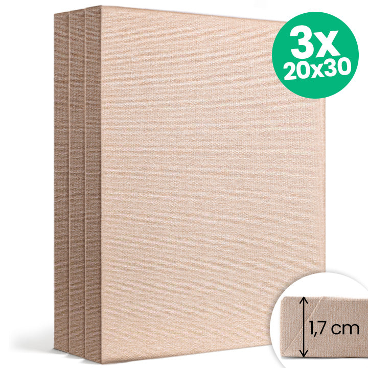 3er-Set NATURE ECO Malerei Leinwände — Bild 1