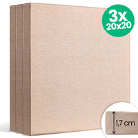 3er-Set NATURE ECO Malerei Leinwände — Bild 1