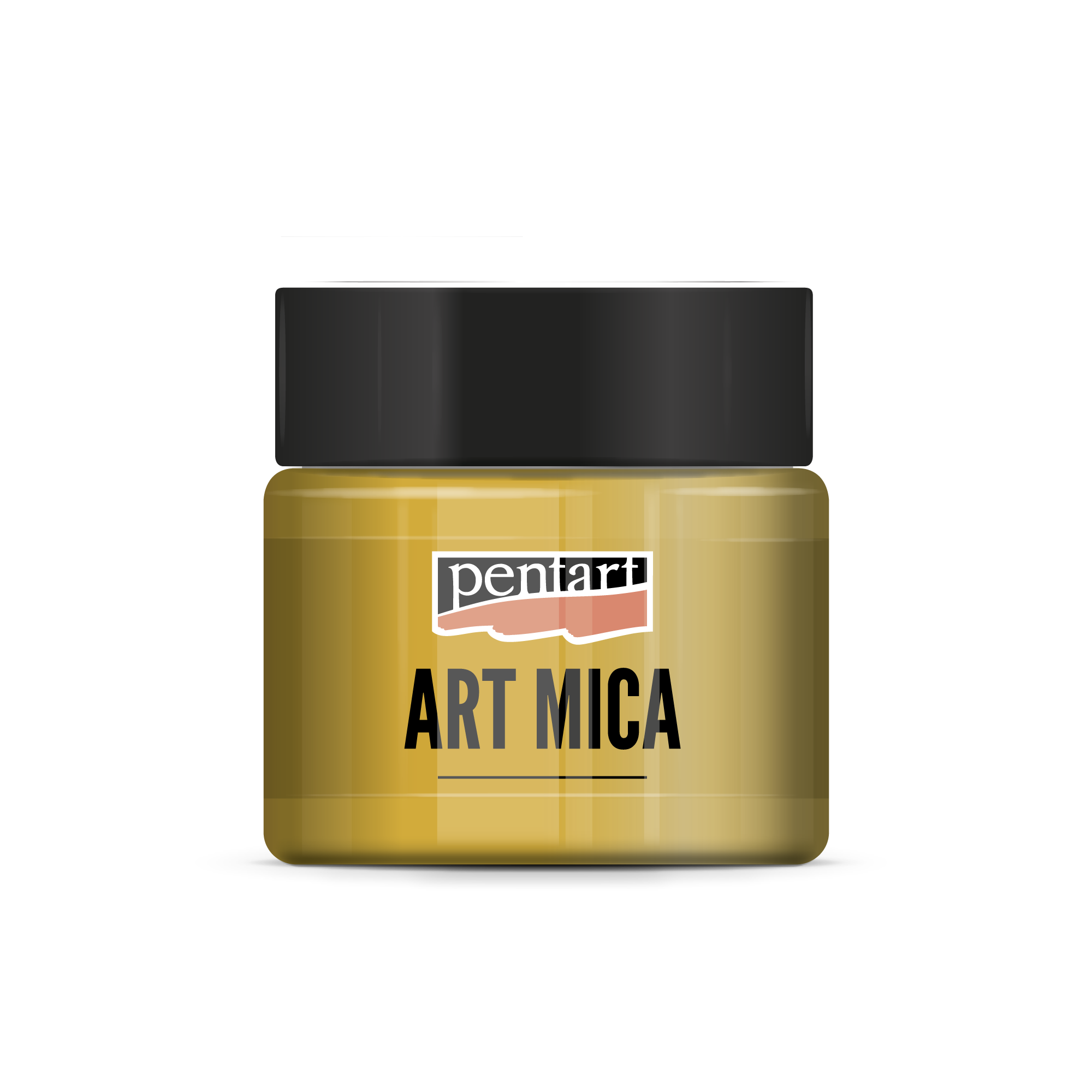 Pentart Art Mica glitzerndes Mineralpulver sparkling gold 9 g