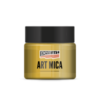 Pentart Art Mica glitzerndes Mineralpulver sparkling gold 9 g
