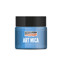 Pentart Art Mica Mineralpulver - golden blue 9 g