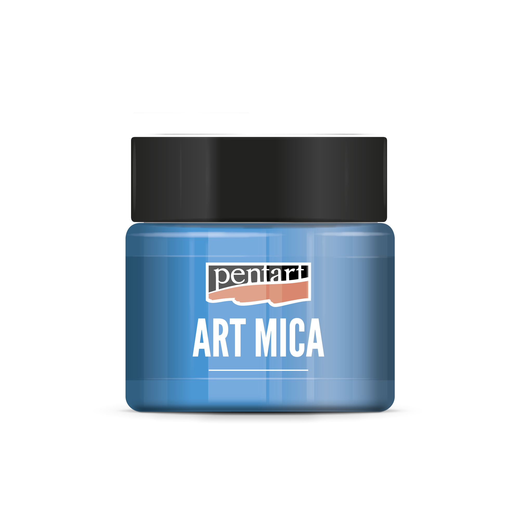 Pentart Art Mica Mineralpulver - golden blue 9 g