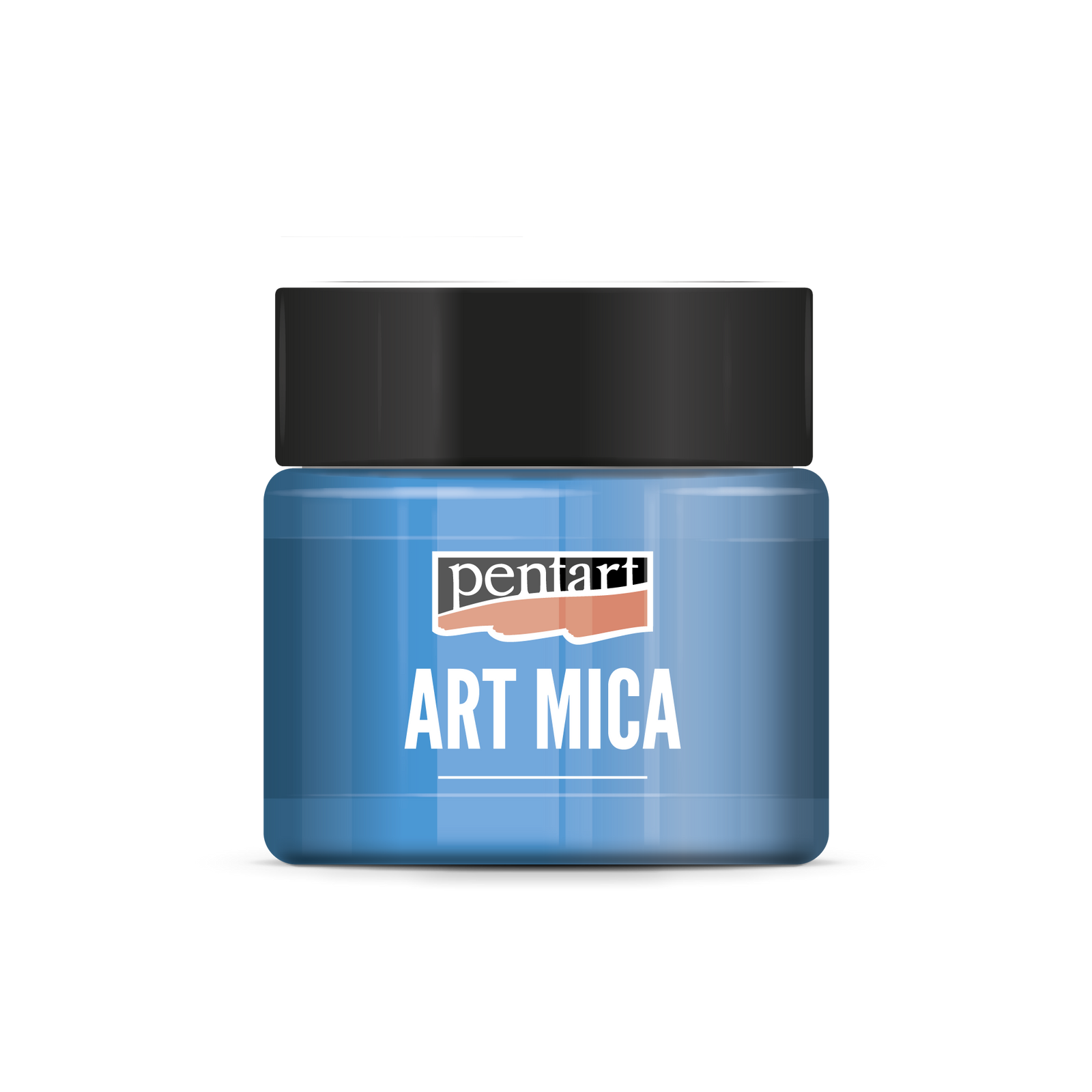 Pentart Art Mica Mineralpulver - golden blue 9 g