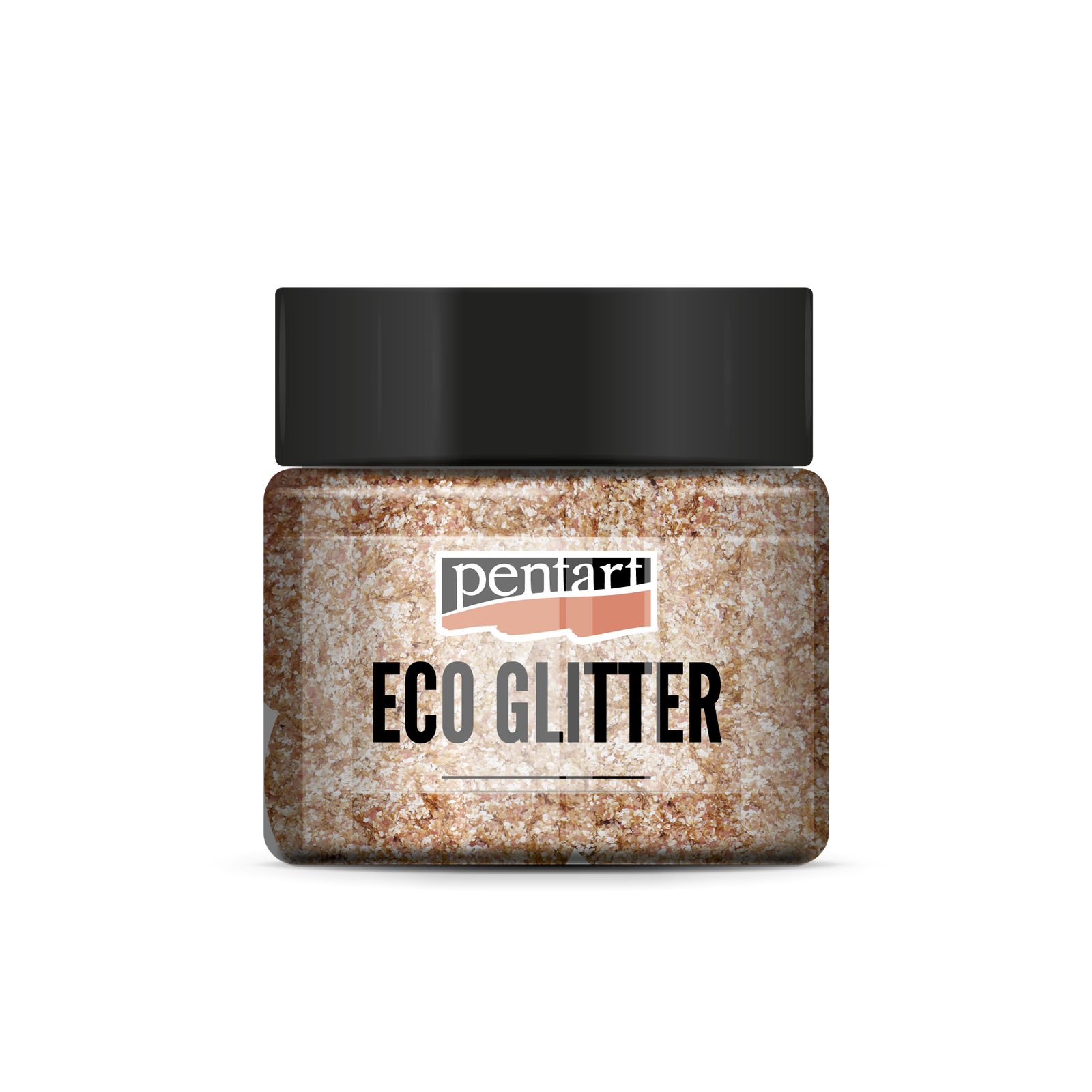 Pentart Eco Glitter feiner Glitzer Rose Gold 15 g