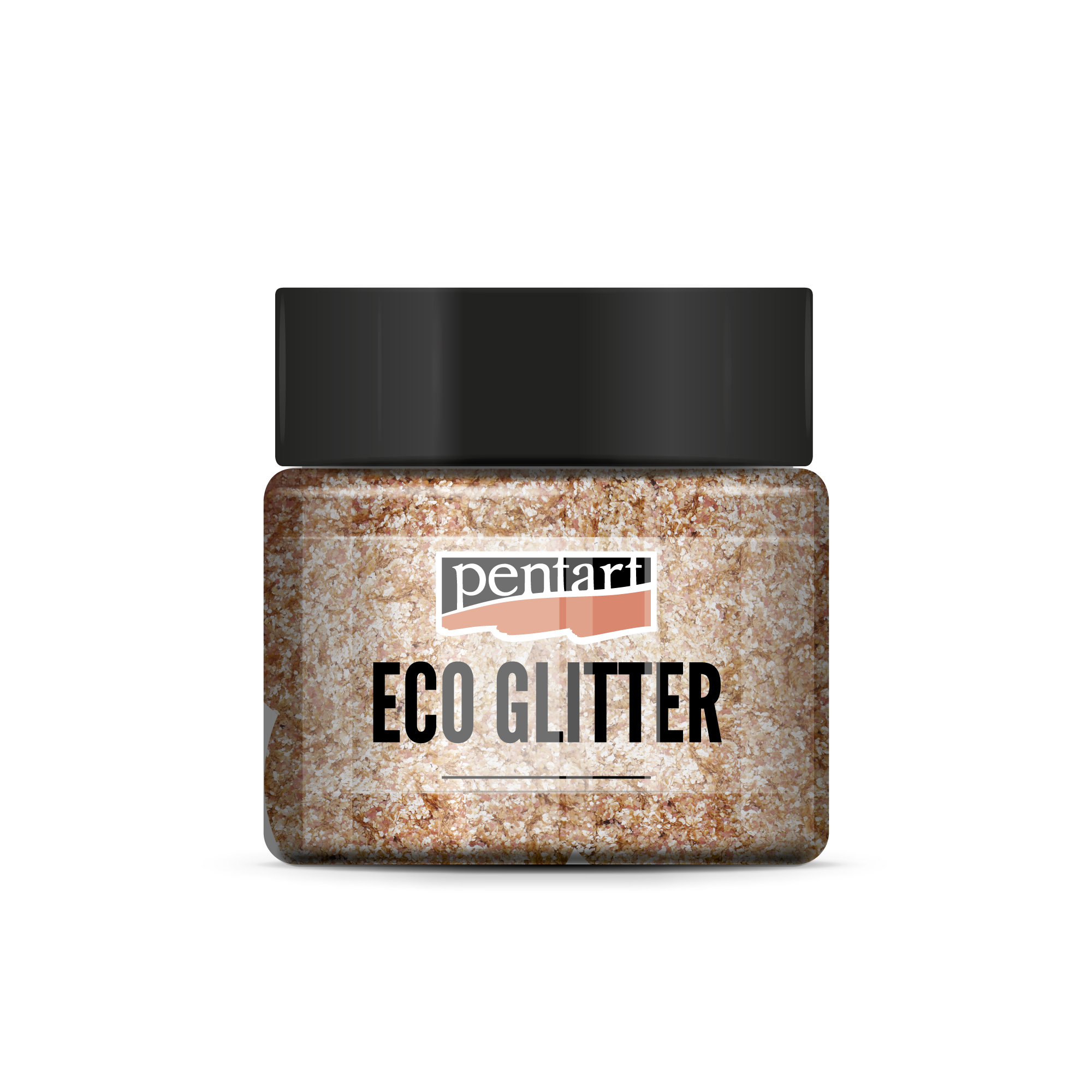 Pentart Eco Glitter feiner Glitzer Rose Gold 15 g