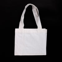 Weiße Baumwolltasche – 23,5 x 9 x 19 cm