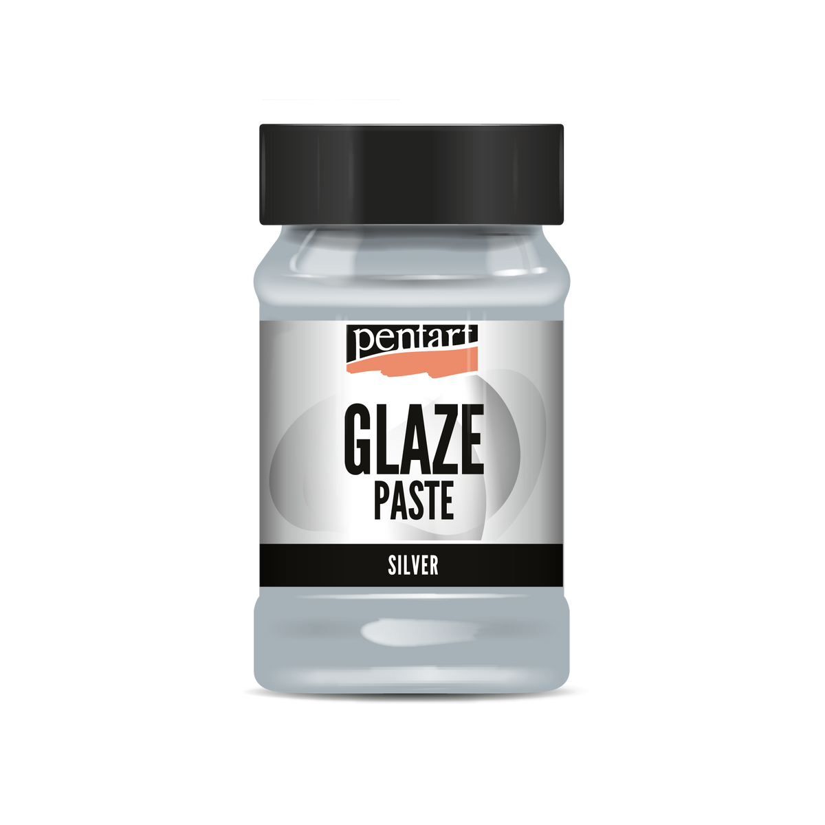 Pentart Junior Paints Glasurpaste 100 ml – Silber