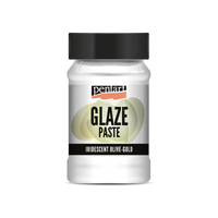 Pentart Junior Paints Glasurpaste 100 ml – Irisierendes Olivgold