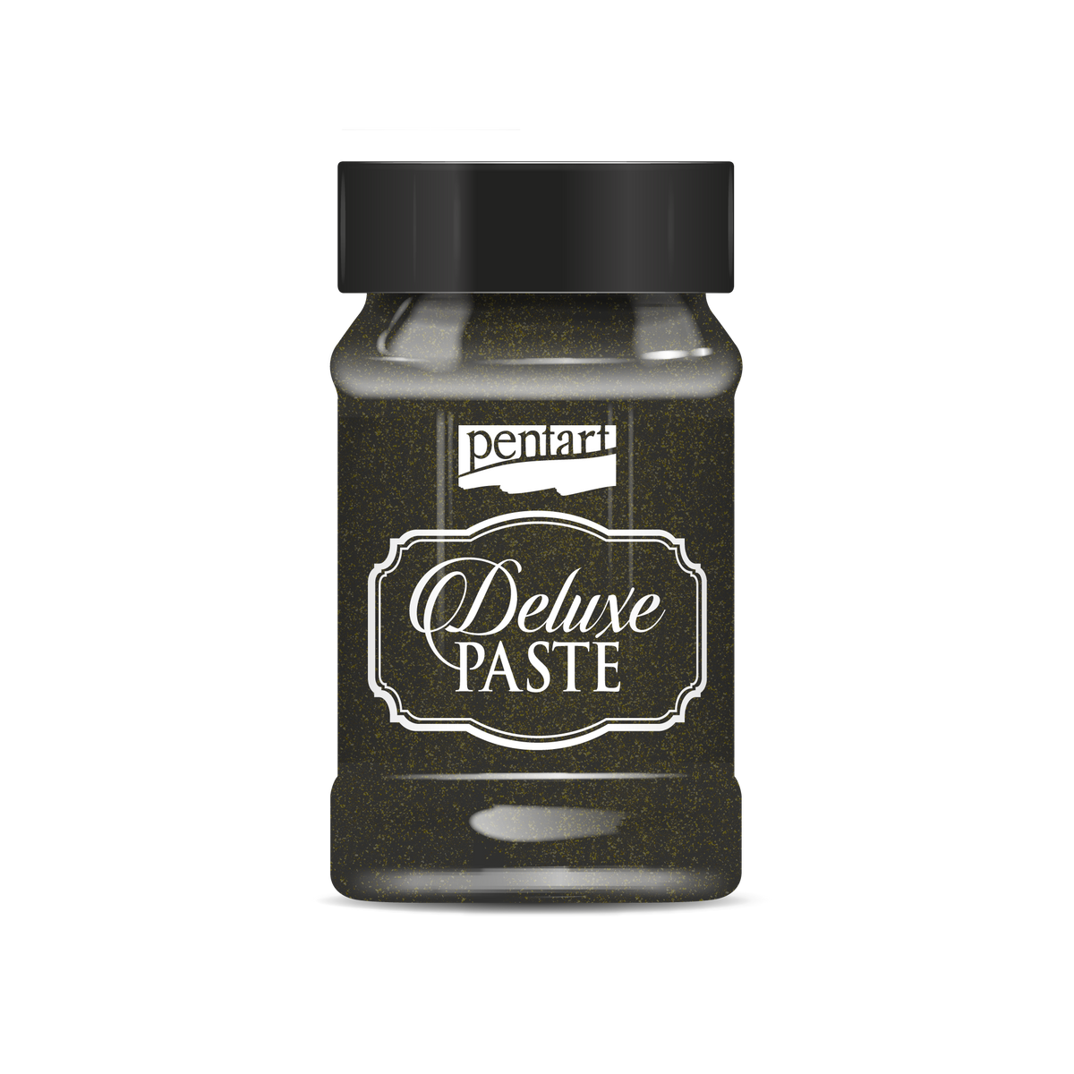 Pentart Deluxe Paste 3D-Effektpaste 100 ml – Schwarz-Gold