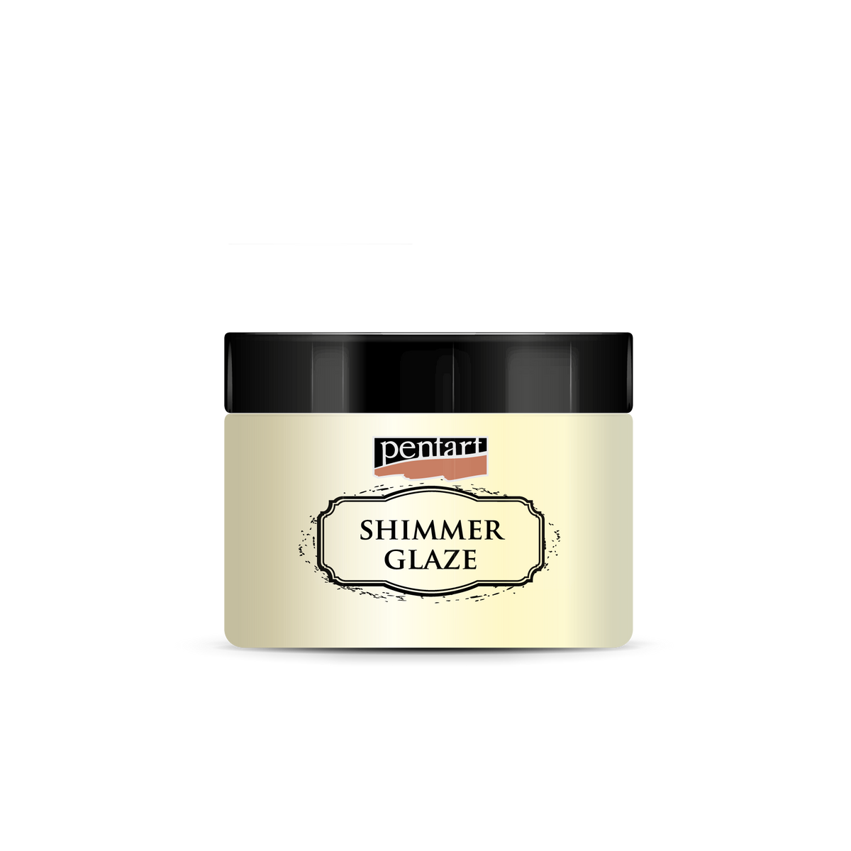 Glitzerglasur Pentart Junior Paints Shimmer Glaze 150 ml – Perlweiß